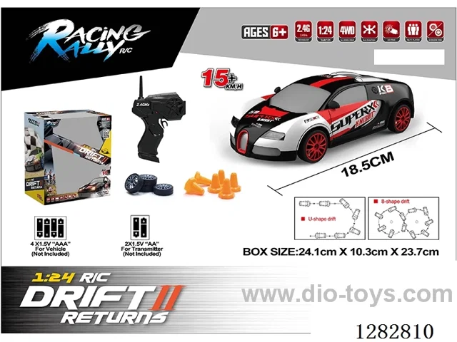 1:24 4WD RC car not included battery