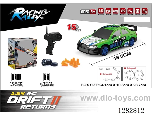 1:24 4WD RC car not included battery