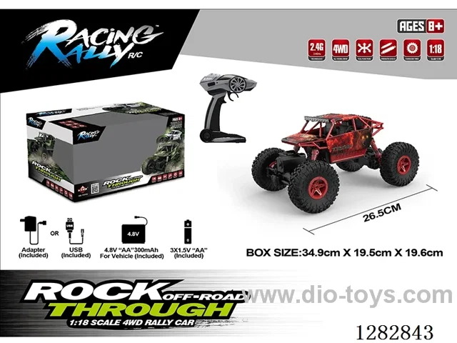 1:18 RC car included battery