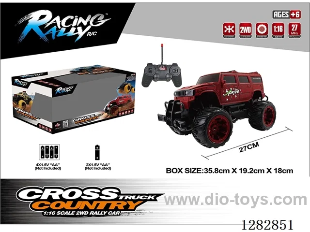 1:16 4ch RC car not included battery