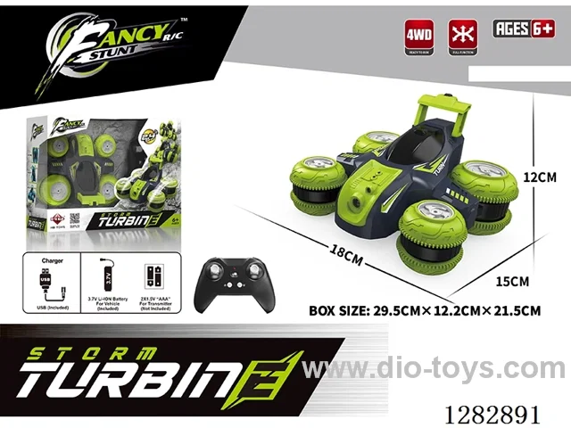 rc stunt car included battery