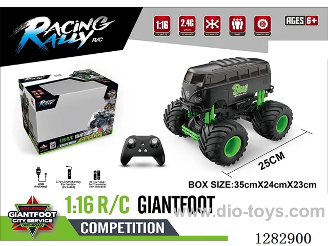 1:16 rc car included battery
