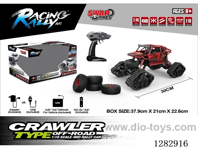 1:18 rc car included battery