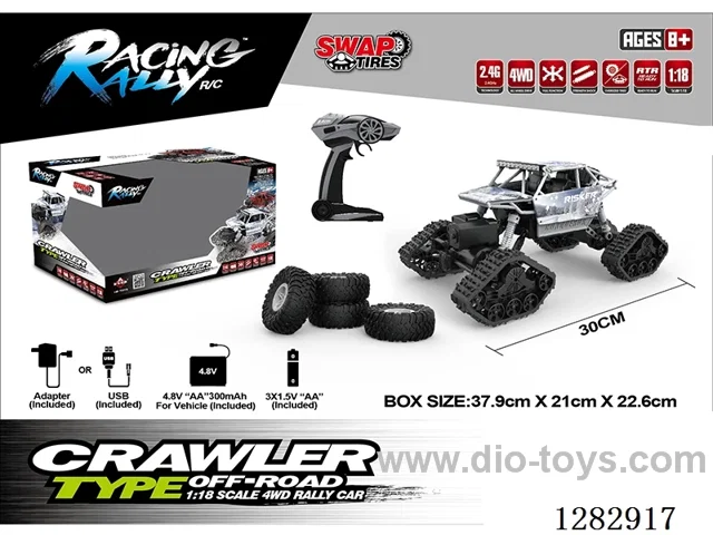 1:18 rc car included battery