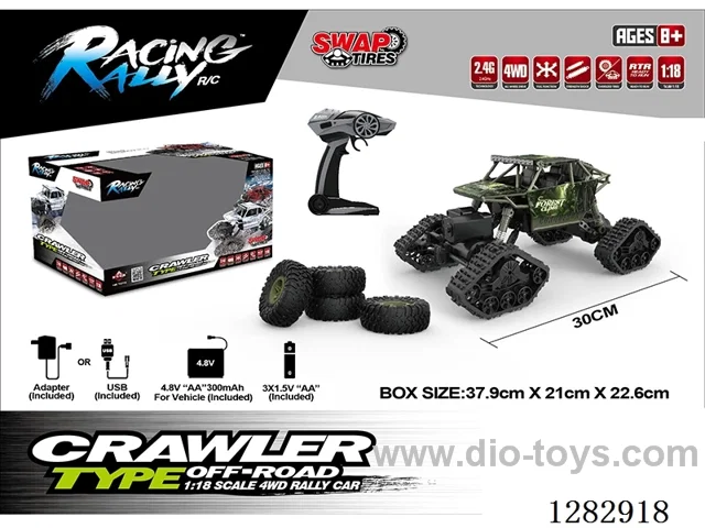 1:18 rc car included battery