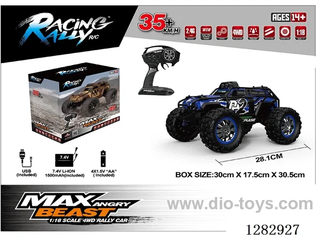 1:18 rc car included battery