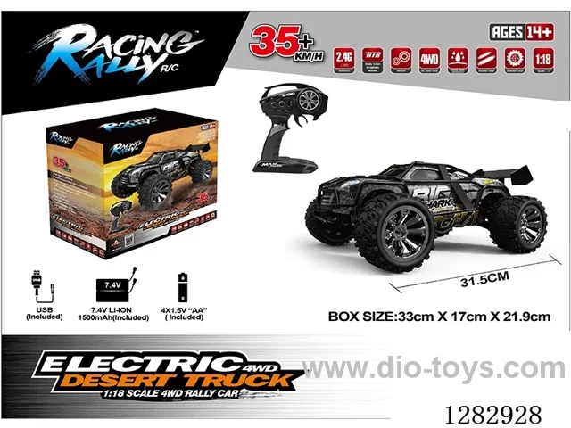 1:18 rc car included battery