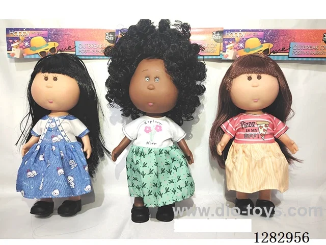 10-inch Vinyl Potato Doll - Random Hair Color Combinations
