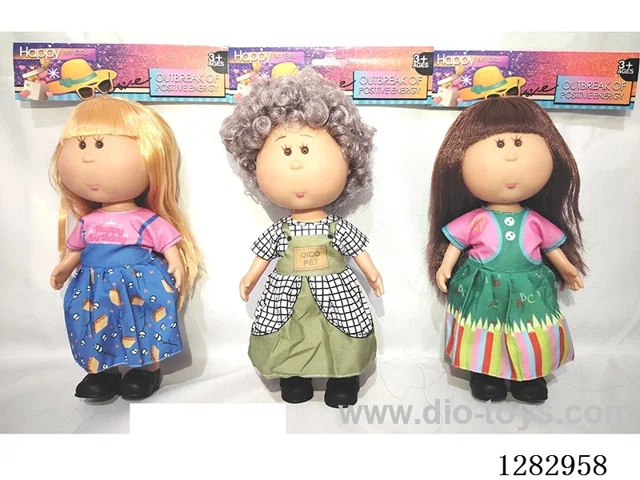 10-inch Vinyl Potato Doll - Random Hair Color Combinations