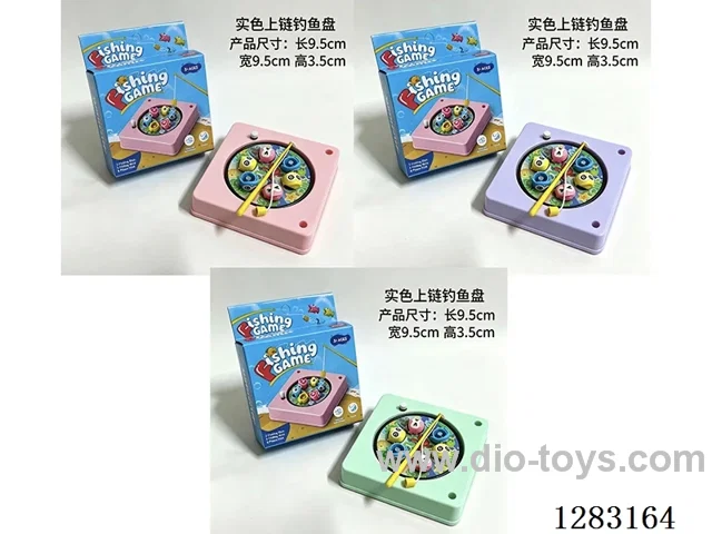 Wind-up fishing game board