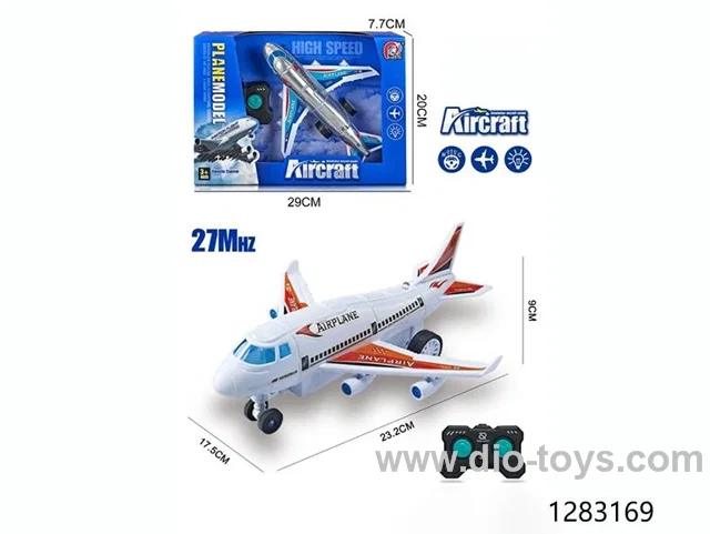 2 ch rc aircraft with light