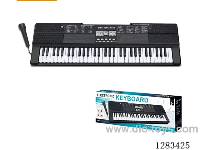 61-key Electronic Keyboard with USB Cable
