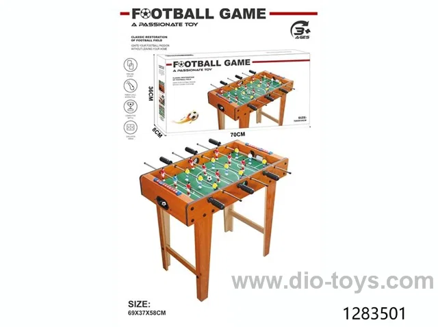 Wooden soccer table in color box