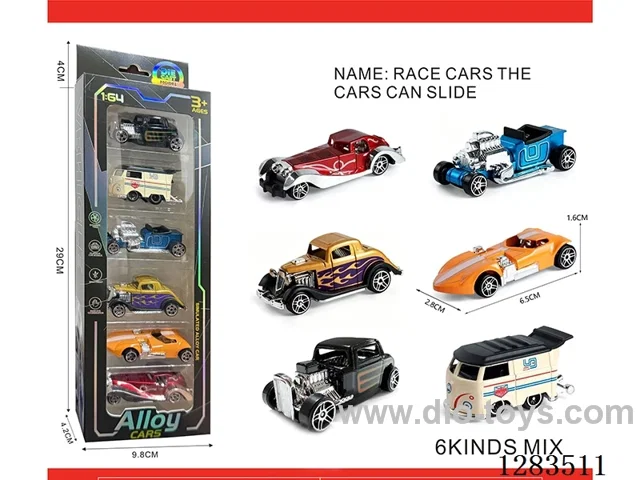 1:64 free wheel alloy car