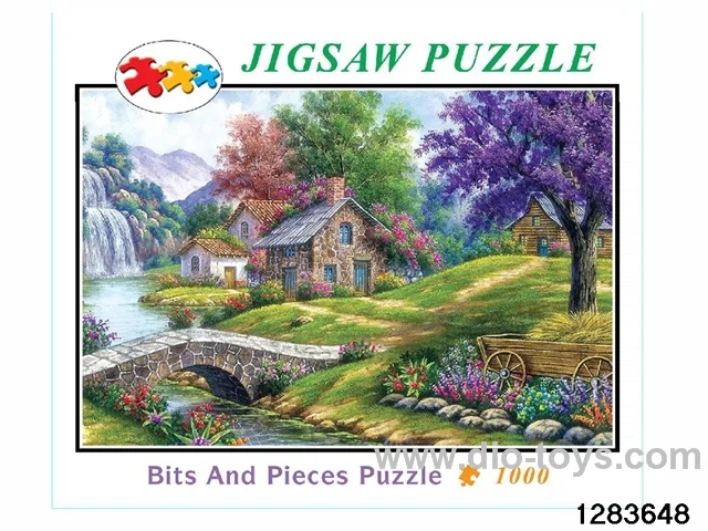 1000 pcs puzzle in color box