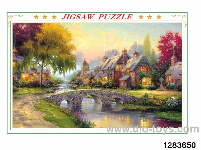 1000 pcs puzzle in color box