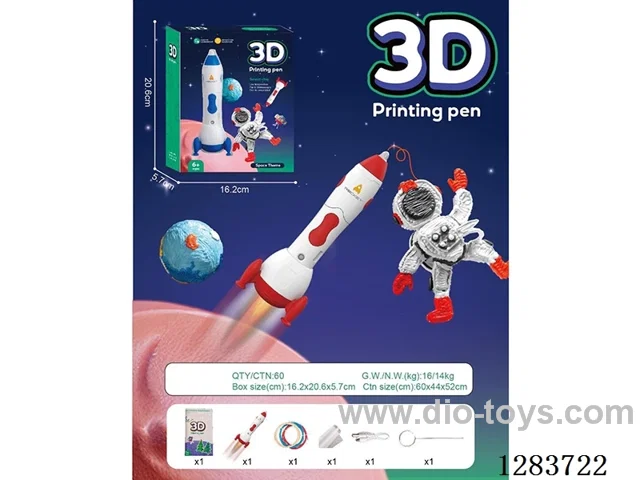 Rocket, PCL Low-Temperature 3D Printing Pen, 3D Drawing Pen