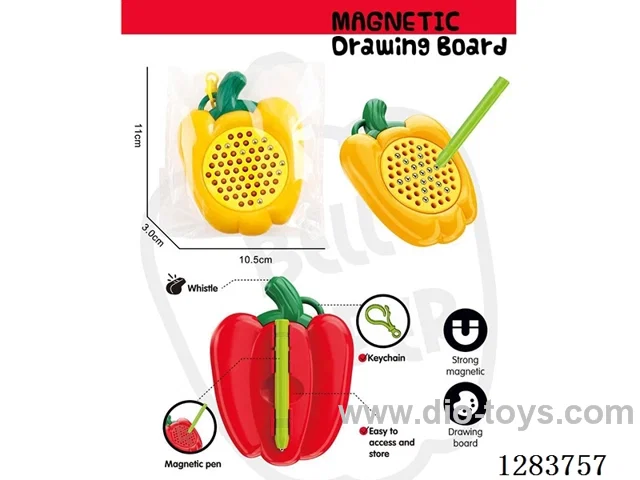 Educational Magnetic Drawing Board (Bell Pepper)
