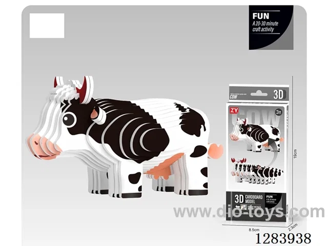 DIY 3D Cow Puzzle