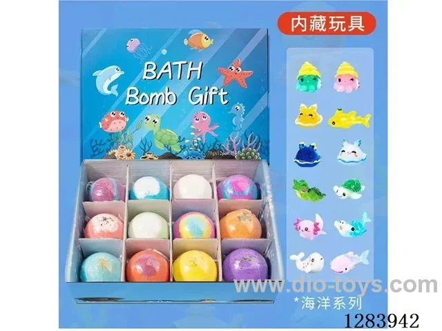 Bubble Bath Salt Balls, Ocean Series, 60g