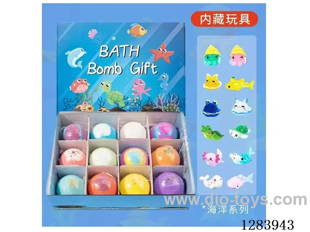 Bubble Bath Salt Balls, Ocean Series, 100g