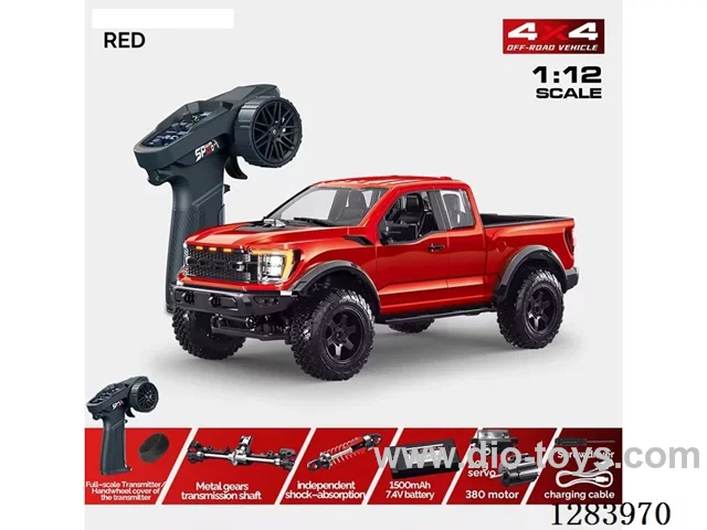 1:12 Full-Scale 4WD Off-Road Vehicle (Battery Included) - red