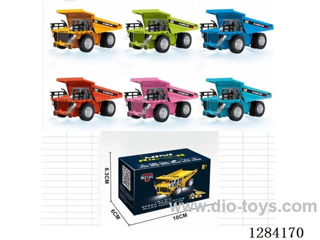 Mini Construction Vehicle 1:64 4WD 2.4 GHz RC W L/M included battery