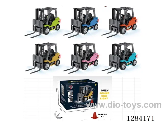 Mini Forklift 1:64 4WD 2.4 GHz RC W L/M included battery