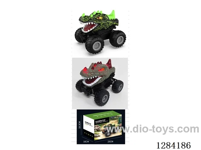 1:24 2WD 2.4G RC dinosaur car with light included battery
