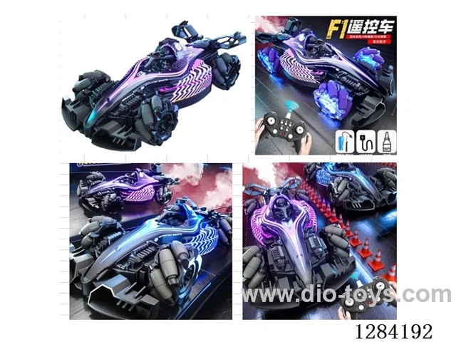 1:16 4WD 2.4G RC car W L/M/spray/universal wheel included battery