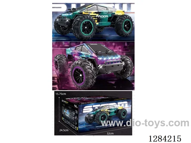 High-Speed Car Brushless Motor 1:16 55-70 km/h 4WD 2.4 GHz RC ,lights included battery