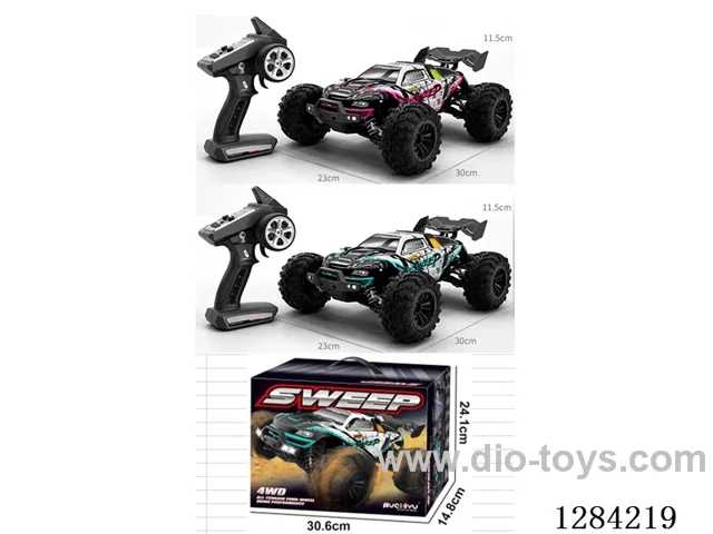 High-Speed Car Brushless Motor 1:16 55-70 km/h 4WD 2.4GHz RC ,lights included battery