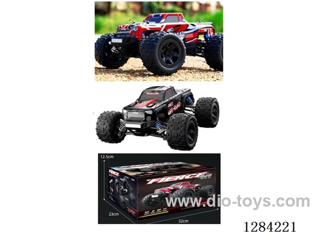 High-Speed Car, Brushless Motor, 1:20 Scale, 40 km/h, 4WD, 2.4 GHz RC, Lights included battery