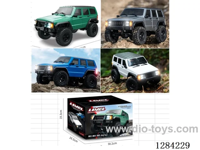 1:18 4WD 2.4G RC car with light/ openable door included battery