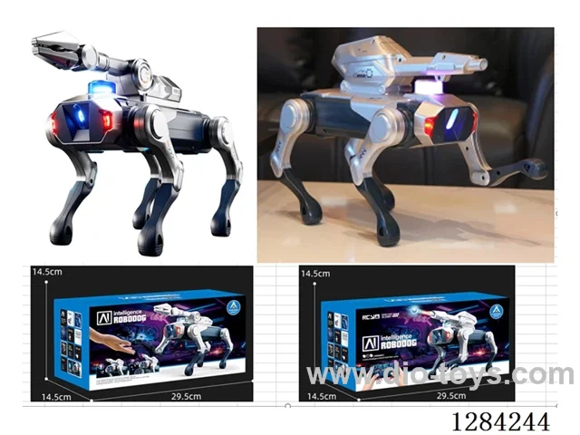 RC Robot Dog 2.4G W L/M / Programmable Movements / Built-in Voice / Touch Sensing / Water Balloon / Dancing included battery