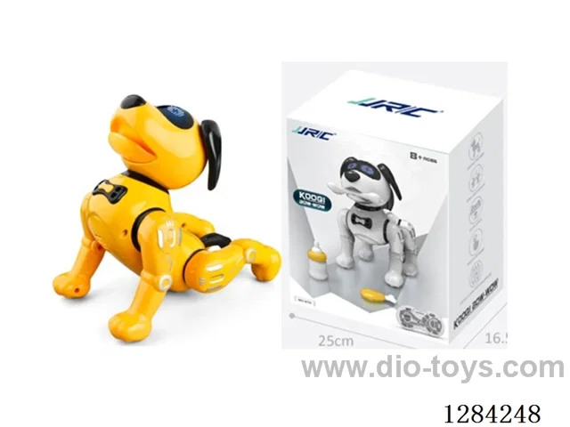 Infrared RC Robot Dog W L/M/ Programmable Movements/Built-in Voice/Touch Sensing/Dancing included battery