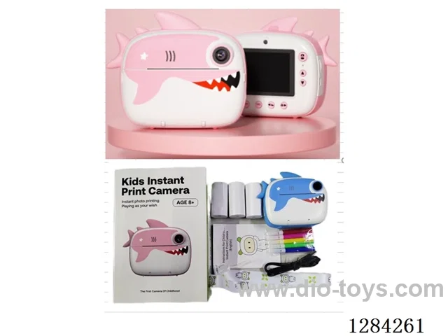 Camera / Instant printing / 2.4-inch screen / 12 built-in languages / Dual cameras / Photo and video capture / SD card support included battery