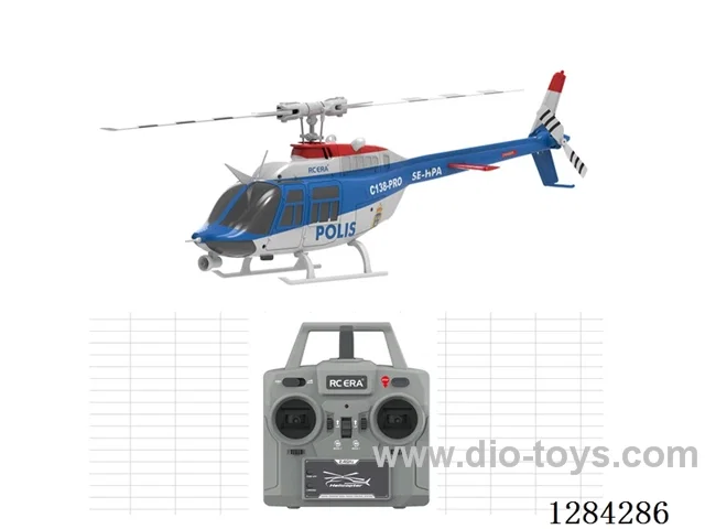 RC Helicopter / Brushless Motor / 2.4 GHz / 6-channel / Hover / Backward Flight / Gyro included battery