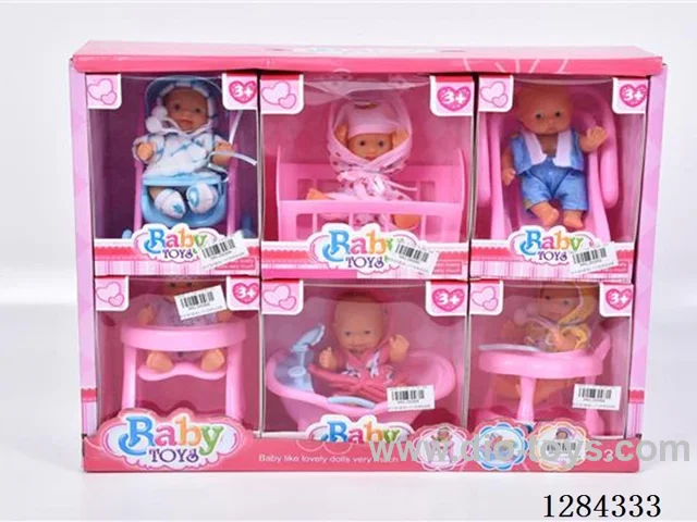 5-inch vinyl expression doll 6PCS