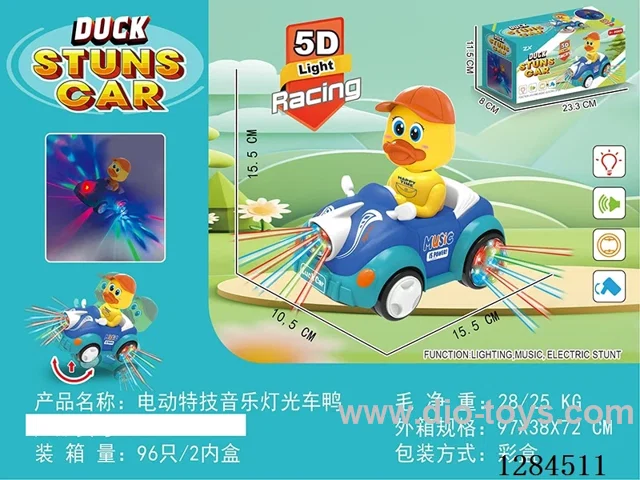 Electric Stunt Music & Light Duck Car
