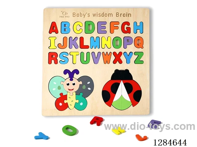 Wooden Educational Animal Alphabet Puzzle (Assorted)