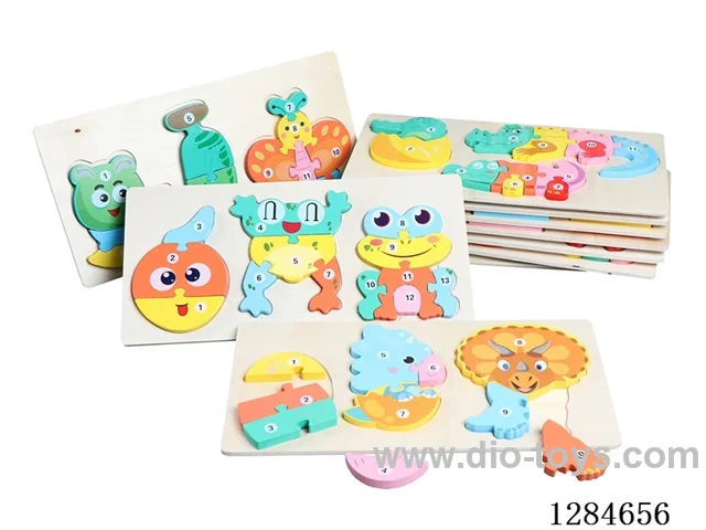 Wooden 3D Building Block Growth Puzzle (Assorted)