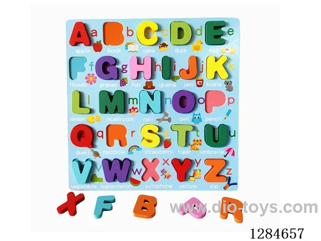 Wooden Alphabet Learning Board