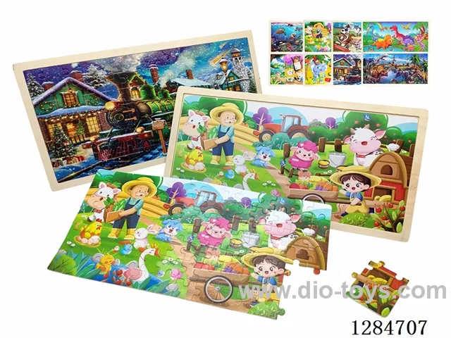 Wooden 98PCS Puzzle