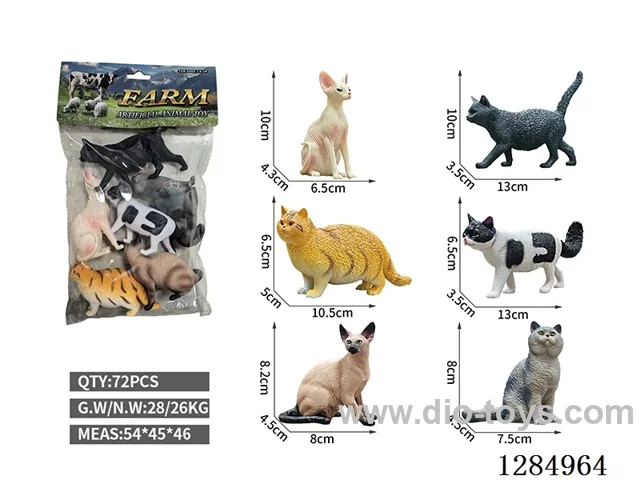 6PCS set of cats