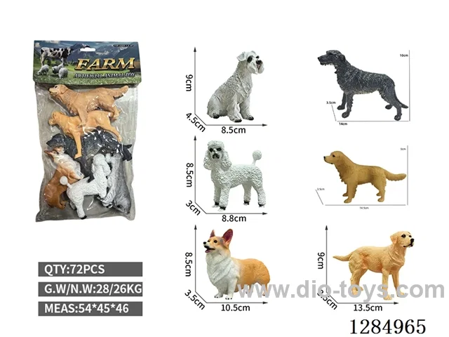 6PCS set of dogs