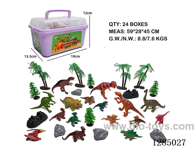 Dinosaurs + Accessories 30-PCS Set