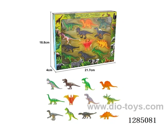Small Dinosaurs 12PCS Set in Window Box