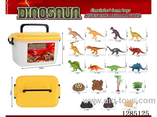 Large Dinosaur + 44PCS Accessory Set in Storage Box