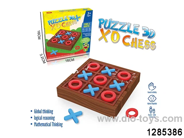 XO chess game in color box